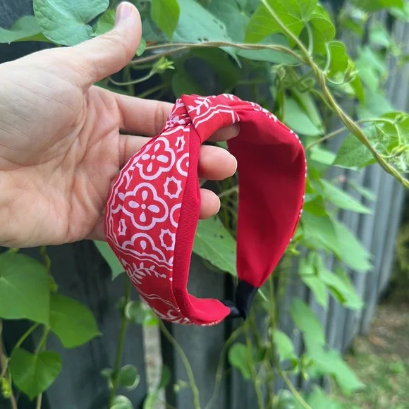 Paisley Print Top-Knot Headband - Picture 10 of 16